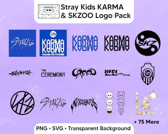 Stray Kids SKZ Karma, Logos, & Skzoo Mega Pack Vector Files