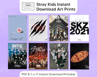 Stray Kids Album Art Prints (2021-2022): Kpop Wall Art (digital