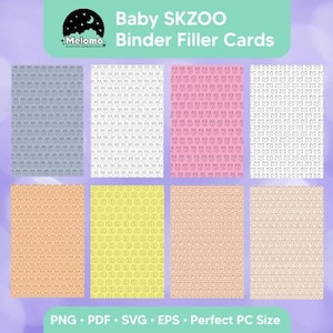Stray Kids SKZ Baby SKZOO Kpop Fotokartenmappe Platzhalter Platzhalter - pdf, png, svg, eps | Digitaler Download Cricut, Silhouette, Druck