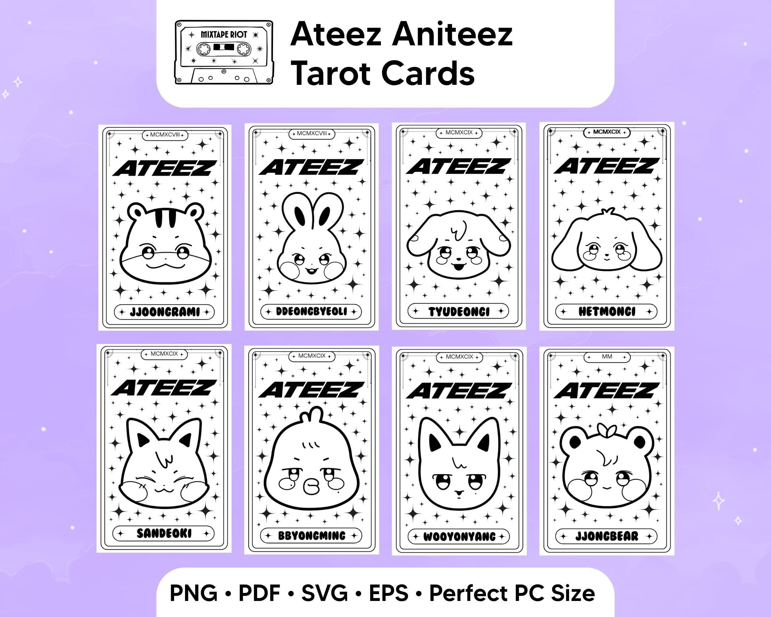 ATEEZ トレカ　コンプ　MAKE STAR メクス　特典　黒猫　40枚 MAKESTAR 店舗特典 トレカ ATEEZ ウヨン 黒猫ver - メルカリ