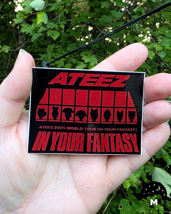 Ateez ANITEEZ in Your Fantasy Sticker | Waterproof Vinyl | Kpop