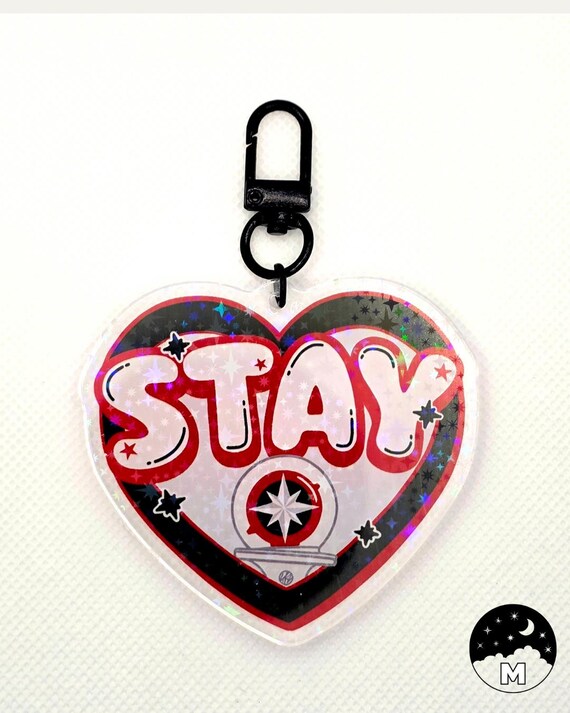 Stay Kids STAY Keychain | Acrylic Holographic | Kpop Original Art