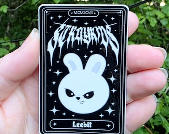 Stray Kids Leebit Evil SKZOO Tarot Card Sticker | Waterproof Vinyl | Kpop Original Art