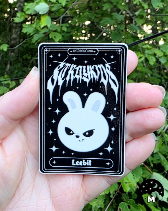 Stray Kids Leebit Evil SKZOO Tarot Card Sticker | Waterproof Vinyl