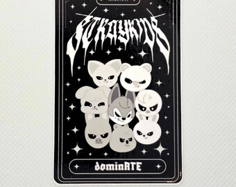 dominATE evil トレカ　32枚セット　8枚4種　stray kids Stray Kids Dominate Evil SKZOO Tarot Card Sticker | Waterproof