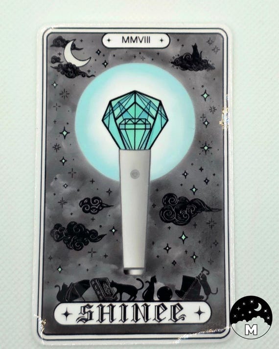 Shinee Lightstick Tarotbong Sticker | Waterproof Vinyl Sticker
