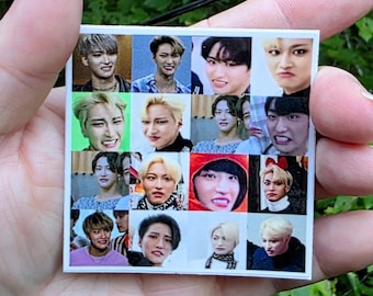 Ateez Many Faces of Seonghwa Sticker | Waterproof Vinyl | Kpop