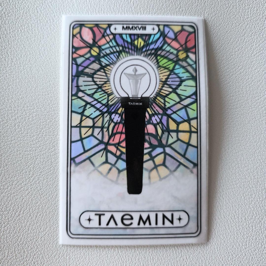 Shinee Taemin Lightstick Tarotbong Sticker | Waterproof Vinyl