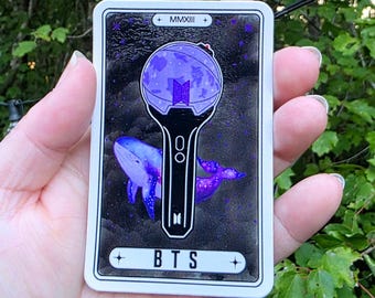 BTS Lightstick Tarotbong Keychain | Double-sided Acrylic