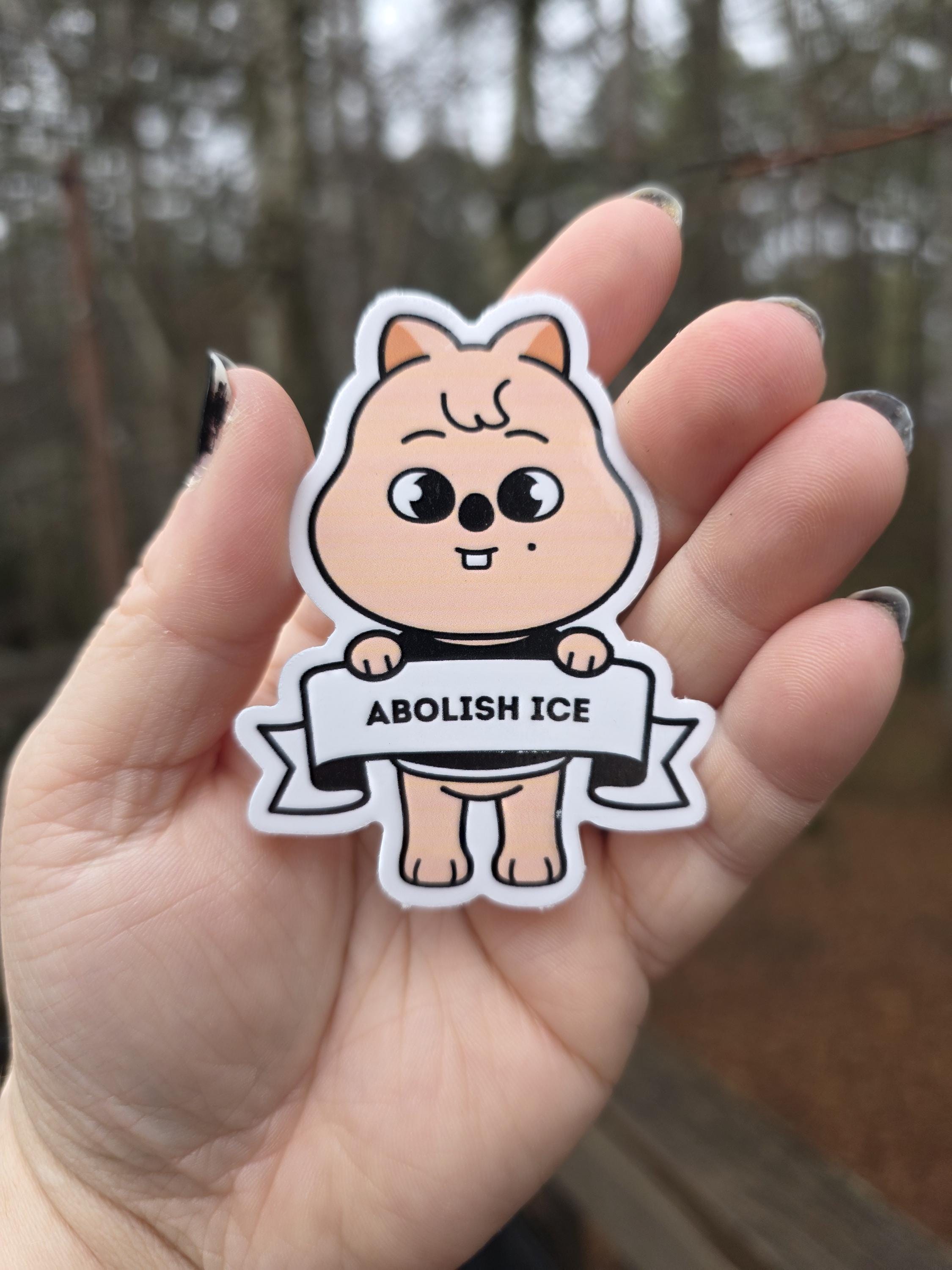 Stray Kids SKZOO HAN QUOKKA Abolish Ice Sticker | Waterproof Vinyl