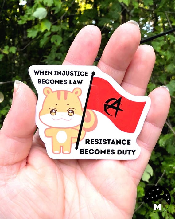 Ateez ANITEEZ Jjoongrami Flag Sticker | Waterproof Vinyl | Kpop