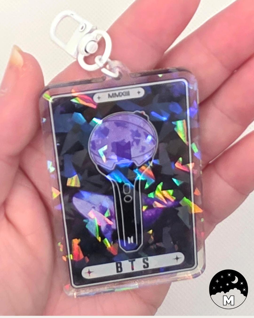 BTS Lightstick Tarotbong Keychain | Double-sided Acrylic