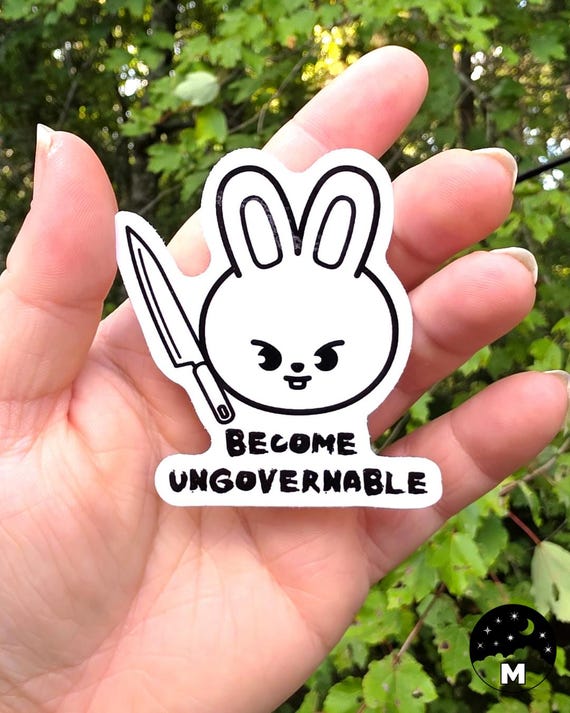 Stray Kids SKZOO Lee Know Leebit Become Ungovernable Sticker | Waterproof Vinyl | Kpop Original Art