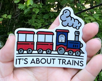 Stray Kids Bang Chan It's About Trains Sticker | Waterproof Vinyl | Kpop Original Art