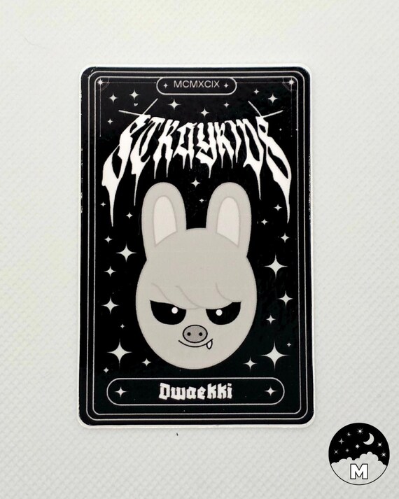 Stray Kids Changbin Dwaekki Evil SKZOO Tarot Card Sticker