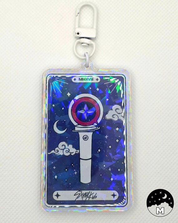 Stray Kids Lightstick Tarotbong Keychain | Double-sided Acrylic