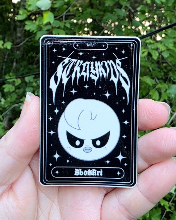 Stray Kids Felix Bbokari Evil SKZOO Tarot Card Sticker