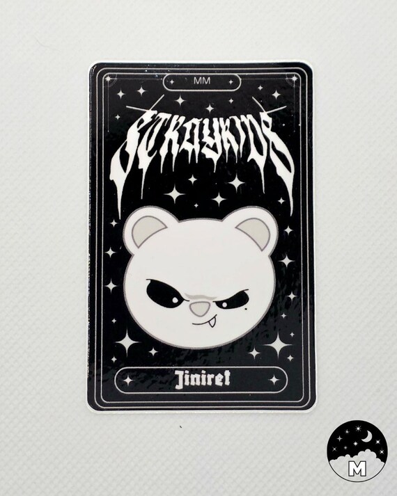 Stray Kids Hyunjin Jiniret Evil SKZOO Tarot Card Sticker