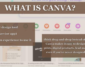 Canva Beginner's Guide: Digital Product Design Tips (PDF Download)