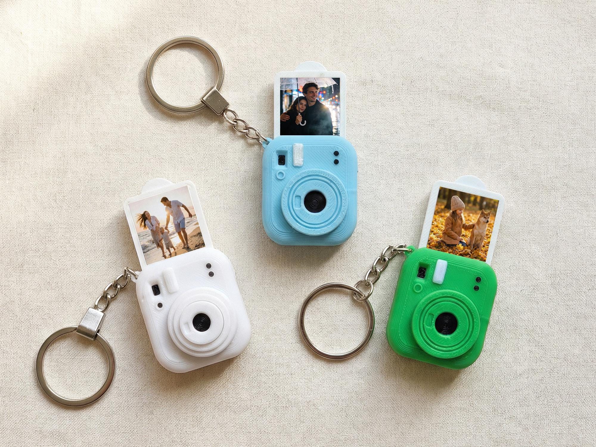 Custom Photo Camera Keychain,mini Camera Keyring With Photo Insert ...