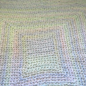 Wielokolorowy kocyk dla dziecka 50x56, ręcznie robiony na szydełku, koc dla niemowląt, afgański, samochodowy, na kolana, puszysty, miękki, ciepły, łóżeczko, łóżeczko dla malucha, prezent na prysznic