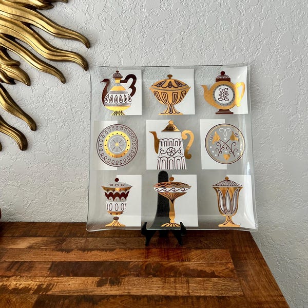 Georges Gold Platter Etsy