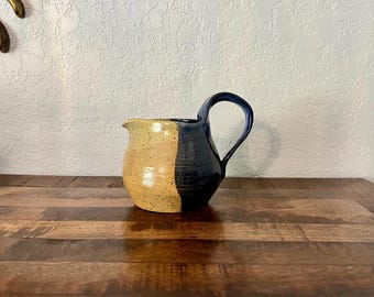 Vintage Studio Pottery Pitcher, 10 OZ