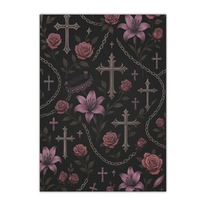 Gothic Floral Gift Wrap Sheets - Elegant Wrapping Paper for Special Occasions, Dark Floral Design, Perfect for Birthdays, [...]