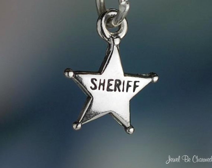 Old West Sheriff Badge Replica – 6-Point Star, Antique Silver Finish – Made In USA