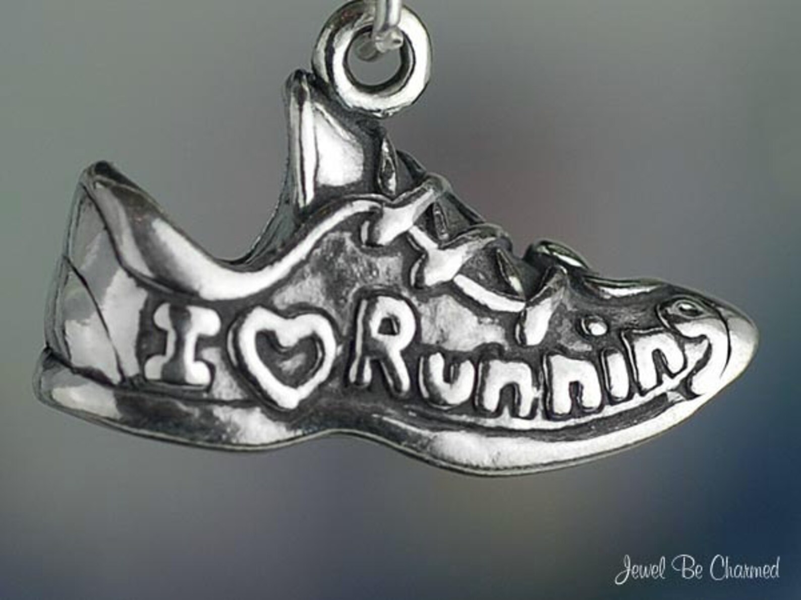 Sterling Silver I Love Running Charm Shoe Sneaker Runners - Etsy