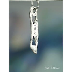 Sterling Silver Can Bottle Beer or Tin Opener Charm Churchkey .925