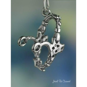 Sterling Silver Hackamore Charm Bitless Bridle Horse Tack Riding .925