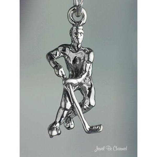 Ice Hockey Charm Etsy