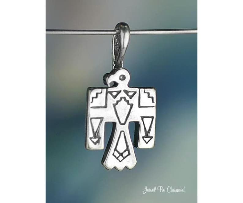 Sterling Silver Thunderbird CHARM or PENDANT Native American Etsy