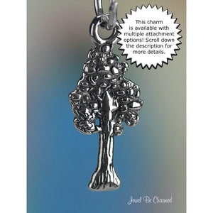 Sterling Silver Sequoia Charm Giant Sequoias Redwood Trees Solid .925 image 2