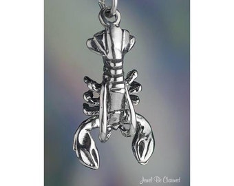 JewelsObsession Sterling Silver 26mm Shell Charm w/Lobster Clasp JewelsObsession Sterling Silver 26mm Shell Charm w/Lobster Clasp
