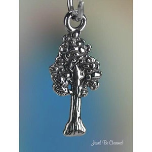 Sterling Silver Sequoia Charm Giant Sequoias Redwood Trees Solid .925 image 1