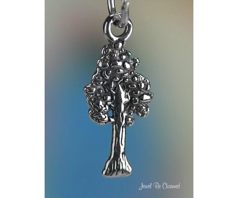 Sterling Silver Sequoia Charm Giant Sequoias Redwood Trees Solid .925 image 1