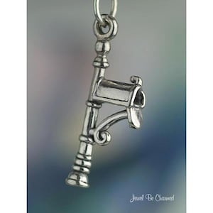 Sterling Silver Mailbox Charm Letters Postal Service Snail Mail .925