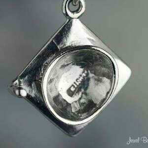 Graduation Cap Charm Sterling Silver Cap School Student Graduate .925 image 3