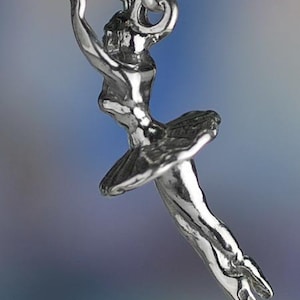 Ciondolo Ballerina Charm In Argento Sterling "Tutto Sul Bambino" - Per Braccialetti E Collane - Regalo Per Mamme Quiges Charm Argento - Foto 12