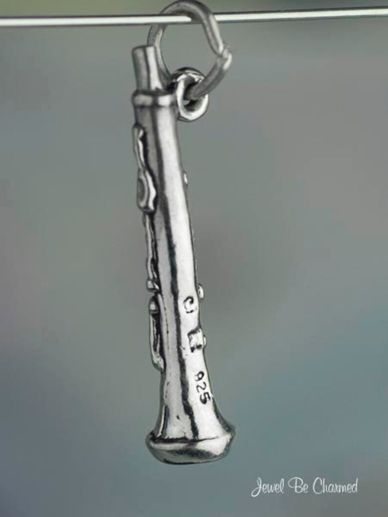 Sterling Silver Oboe Charm Instrument Music Oboist Musician Etsy