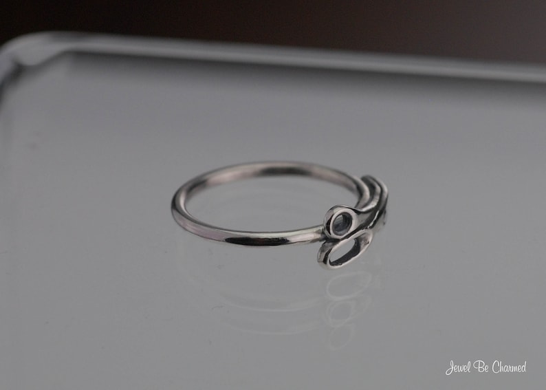 Sterling Silver Scissors Ring Solid .925 Sewing Rings Custom Sizes