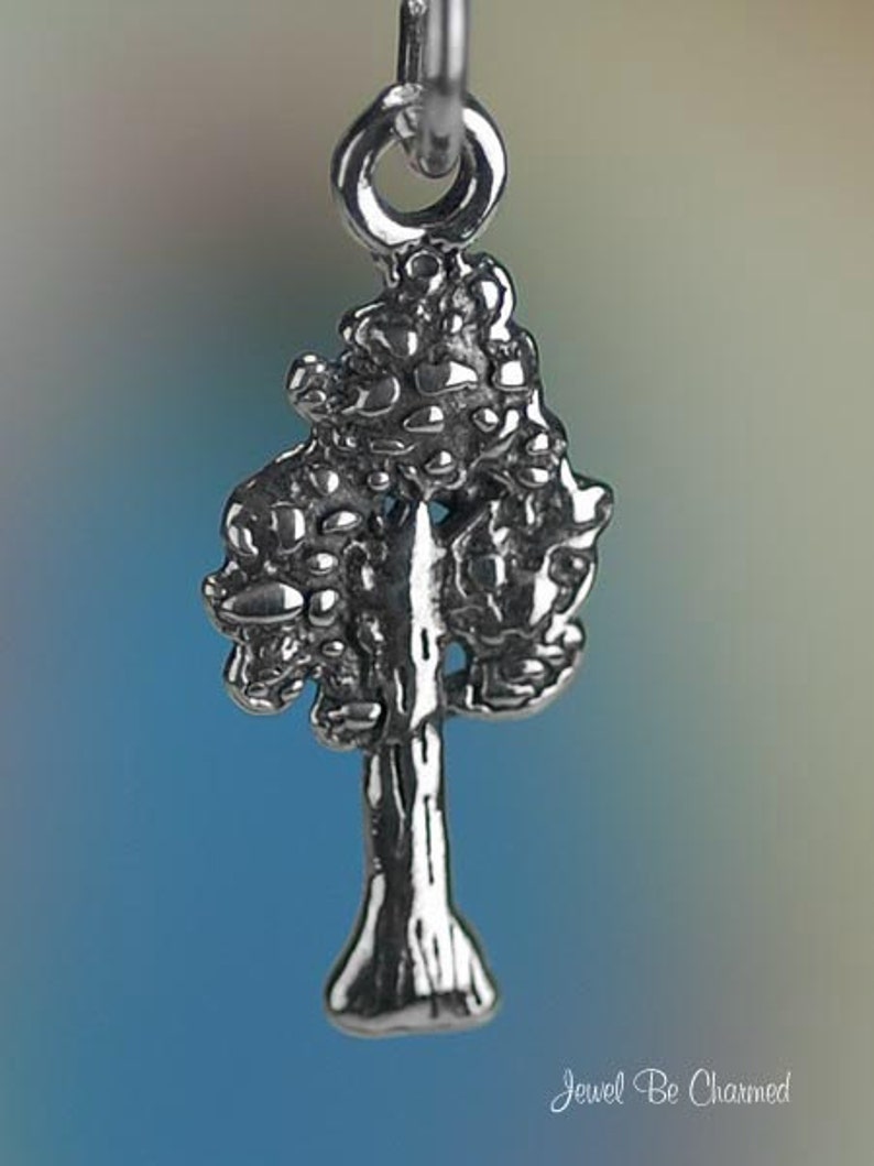 Sterling Silver Sequoia Charm Giant Sequoias Redwood Trees Solid .925 image 3