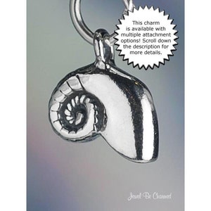 Pode incluir: Encanto de prata em forma de concha. O encanto est&aacute; dispon&iacute;vel com m&uacute;ltiplas op&ccedil;&otilde;es de fixa&ccedil;&atilde;o. Este encanto &eacute; de Jewel Be Charmed.