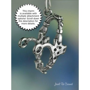 Sterling Silver Hackamore Charm Bitless Bridle Horse Tack Riding .925 image 2