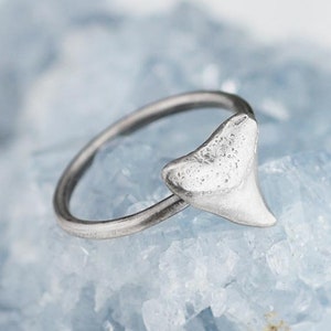 Sterling Silver Shark Tooth Ring Solid .925 Shark Rings Custom Sizes