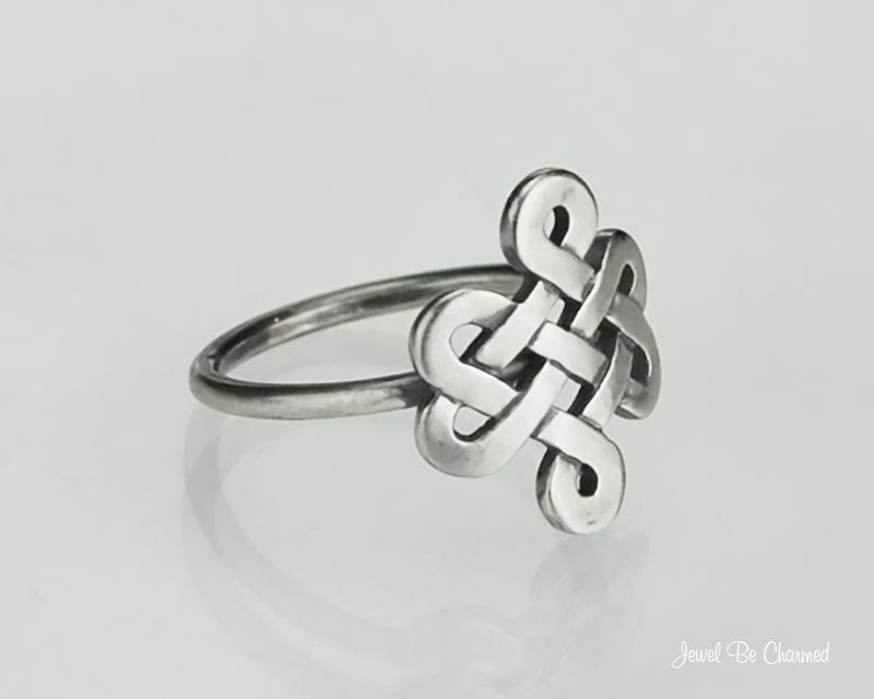 Sterling Silver Celtic Knot Ring Solid .925 Celtic Rings Custom Sizes ...