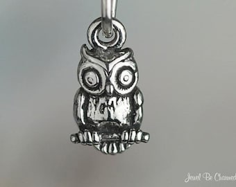 Bonyak Jewelry Sterling Silver Antiqued Owl Charm Bonyak Jewelry Sterling Silver Antiqued Owl Charm