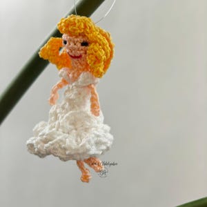 Doll, fairy, crochet pattern, German, detailed, PDF